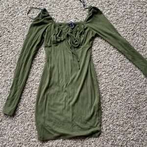 Tight stretchy body on short dress